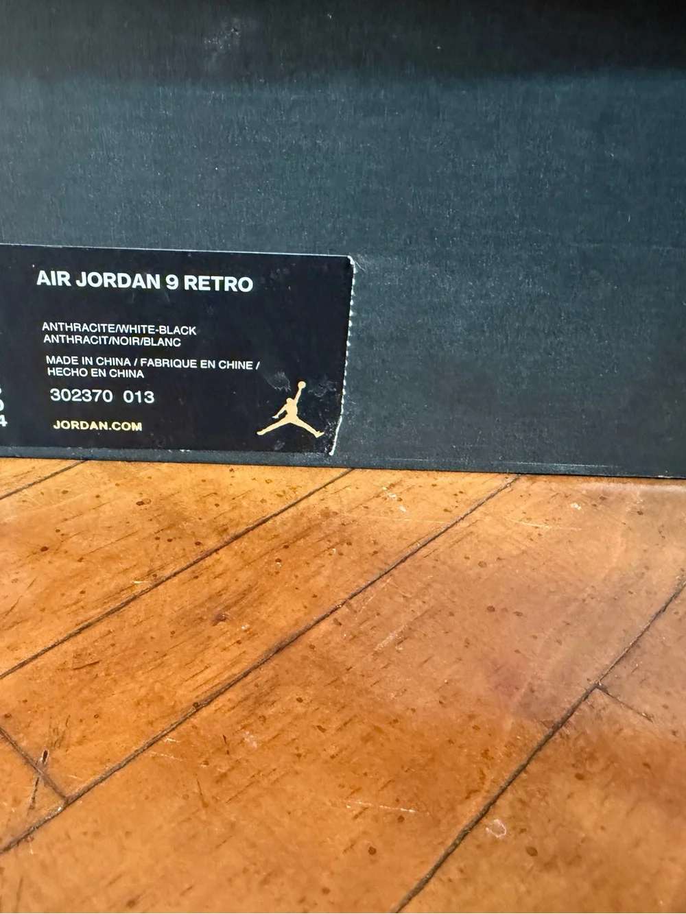 Air Jordan 9 Retro Anthracite size 12